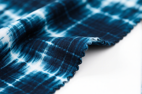 Dyed polyester woven fabric