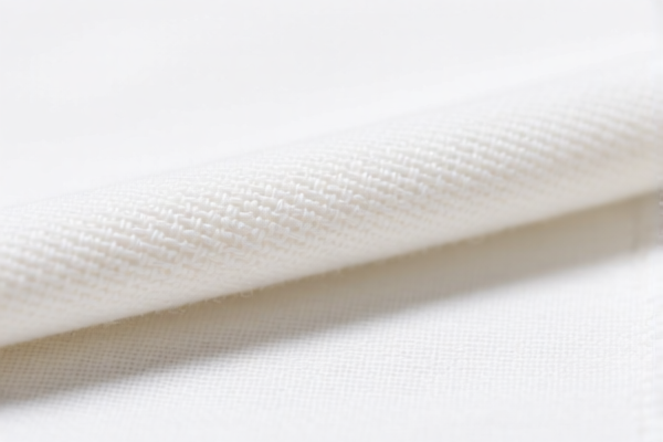 Bleached Synthetic Filament Blended Cotton Woven Fabric