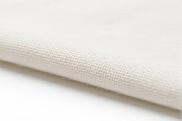 Bleached Synthetic Filament Blended Cotton Woven Fabric