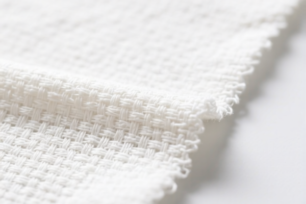 Bleached Synthetic Filament Blended Cotton Woven Fabric