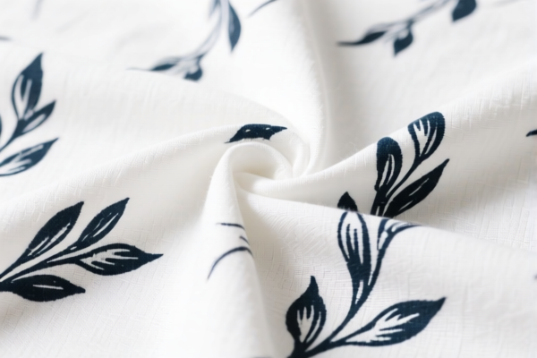 Bleached Synthetic Filament Cotton Blend Printcloth