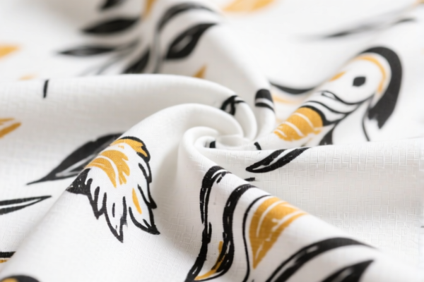 Bleached Synthetic Filament Cotton Blend Printcloth