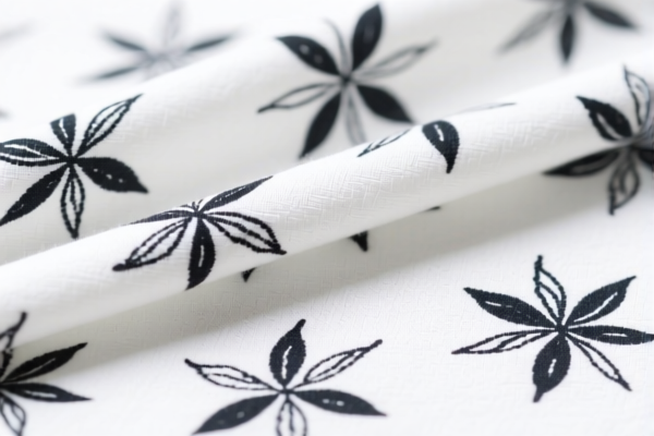 Bleached Synthetic Filament Cotton Blend Printcloth