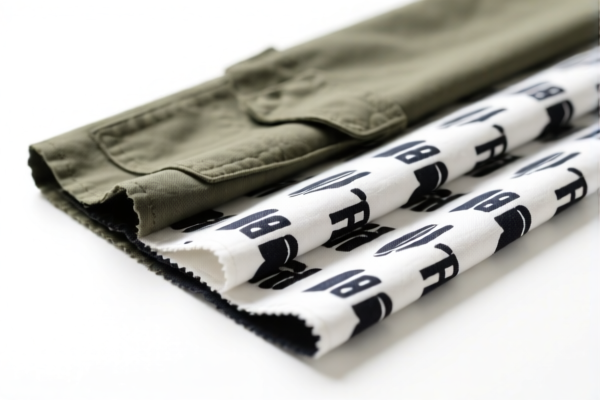 Printed cotton blend workwear fabrics