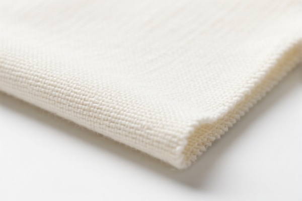 Unbleached or Bleached Wool Blend Woven Fabric