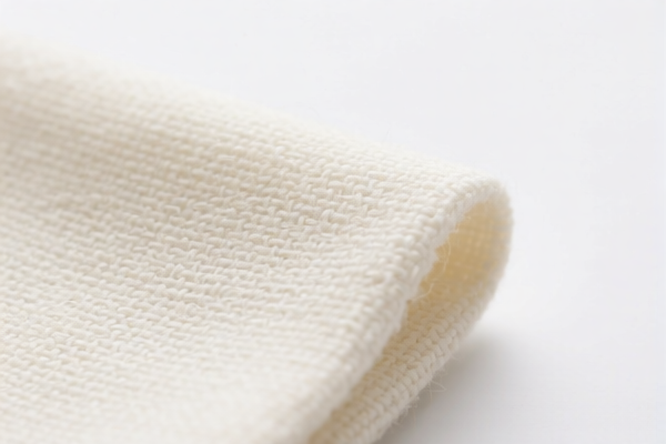 Unbleached or Bleached Wool Blend Woven Fabric