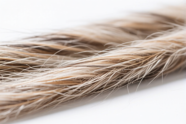 Fine animal hair blended synthetic filament fabrics