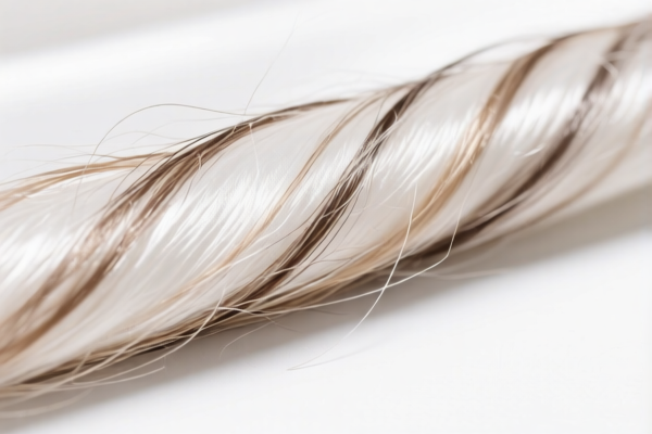 Fine animal hair blended synthetic filament fabrics