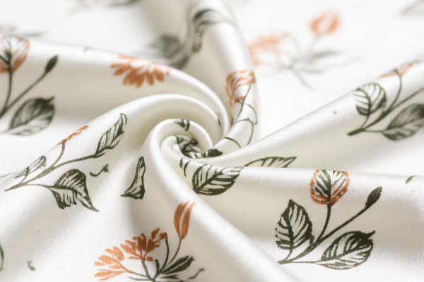 Bleached Printed Artificial Filament Fabric