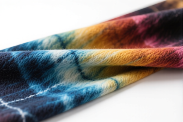 Printed Wool Blended Dyed Filament Fabric (Not Combed)
