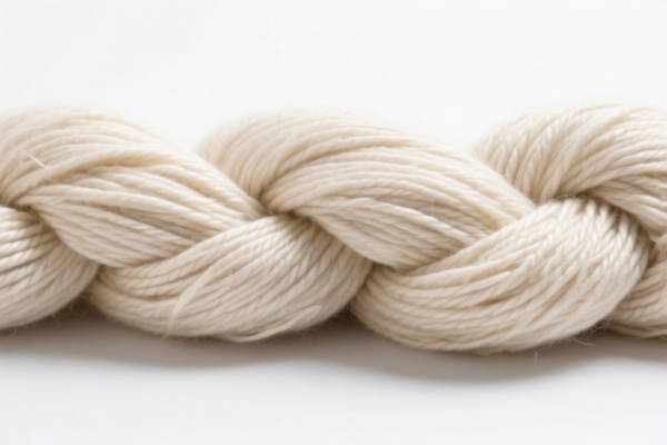 Household textile synthetic staple fiber yarn