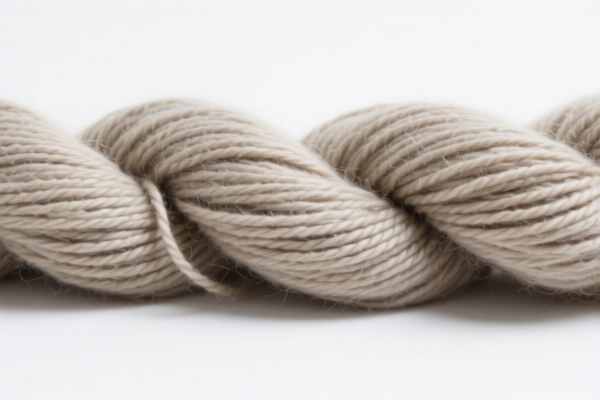 Household textile synthetic staple fiber yarn