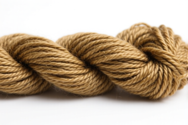 Twisted synthetic staple fiber yarn