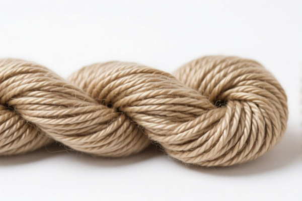 Twisted synthetic staple fiber yarn