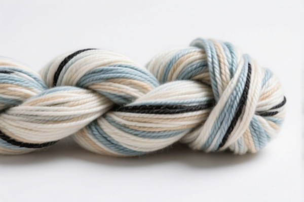 Garment cotton blended synthetic staple fiber yarn