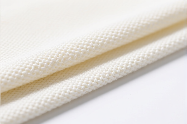 Bleached polyester staple woven fabrics