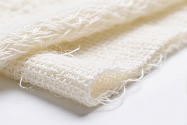 Bleached Polyester Staple Fiber Woven Cloth