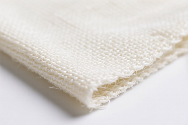 Bleached Polyester Staple Fiber Woven Cloth