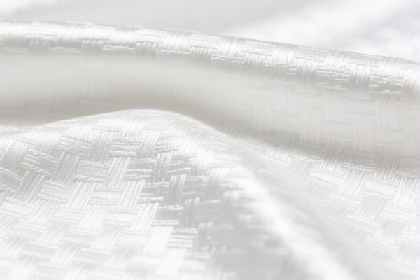Acrylic_Modacrylic Satin Weave Fabric, Unbleached