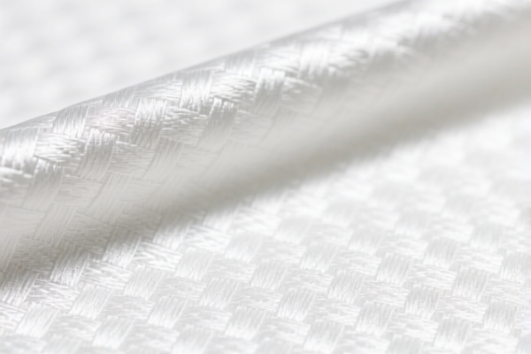 Acrylic_Modacrylic Satin Weave Fabric, Unbleached
