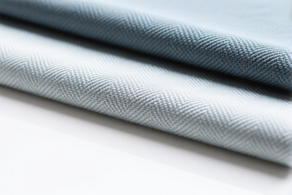 Modacrylic twill fabrics