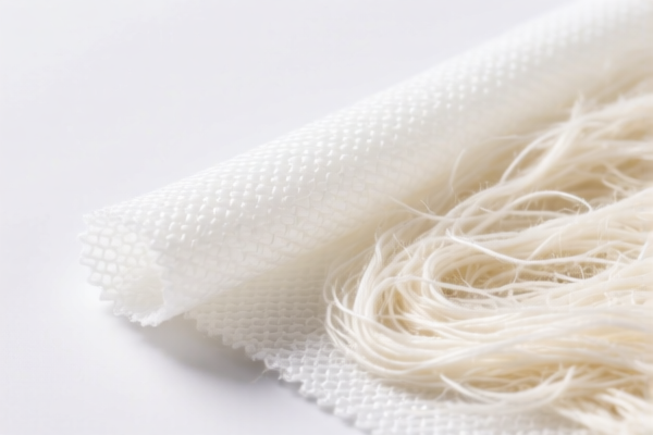 Bleached Synthetic Staple Fiber Non