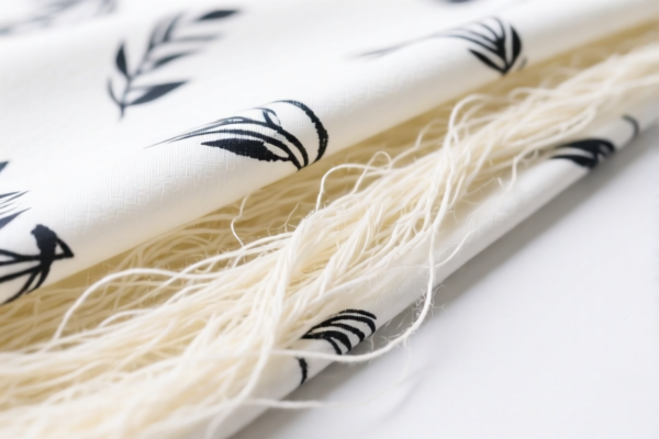 Bleached Synthetic Staple Fiber Printcloth