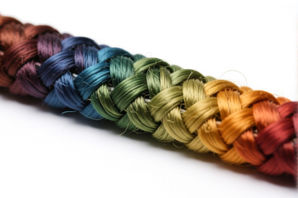 Dyed woven fabrics of synthetic staple fibers