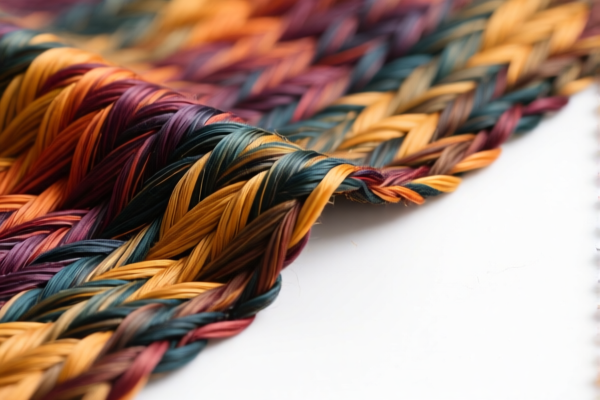 Dyed woven fabrics of synthetic staple fibers