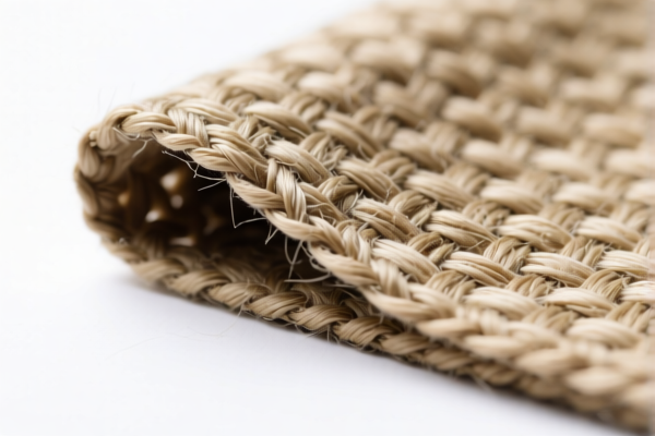 Woven fabrics of synthetic staple fibers for furniture