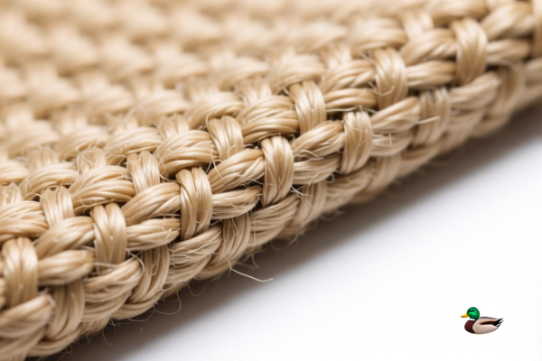 Woven fabrics of synthetic staple fibers for furniture