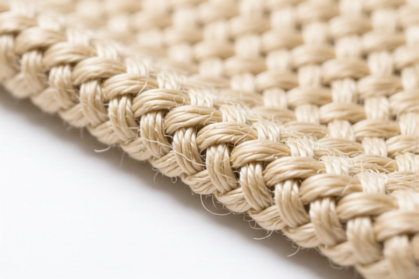 Woven fabrics of synthetic staple fibers for furniture