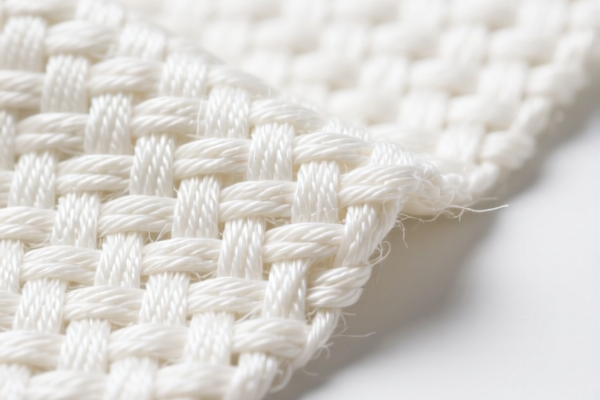 Woven fabrics of synthetic staple fibers for garment lining