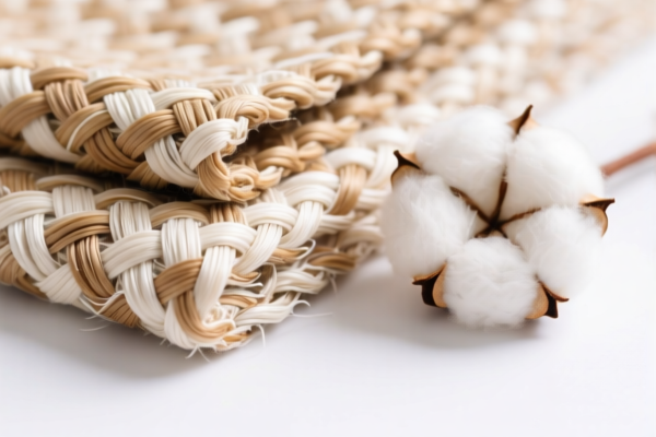 Woven fabrics of synthetic staple fibers mixed mainly or solely with cotton (unbleached or bleached)