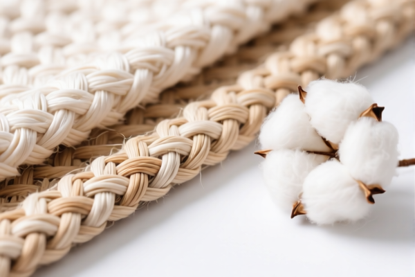 Woven fabrics of synthetic staple fibers mixed mainly or solely with cotton (unbleached or bleached)