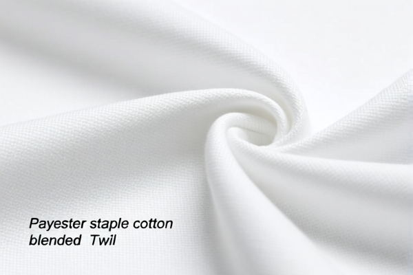 Polyester Staple Cotton Blended Twill Fabric