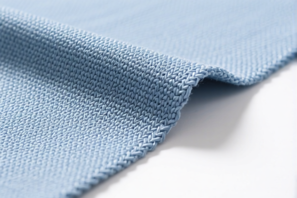 Synthetic staple woven apparel fabric
