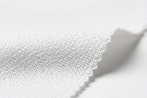 Synthetic staple woven apparel fabric