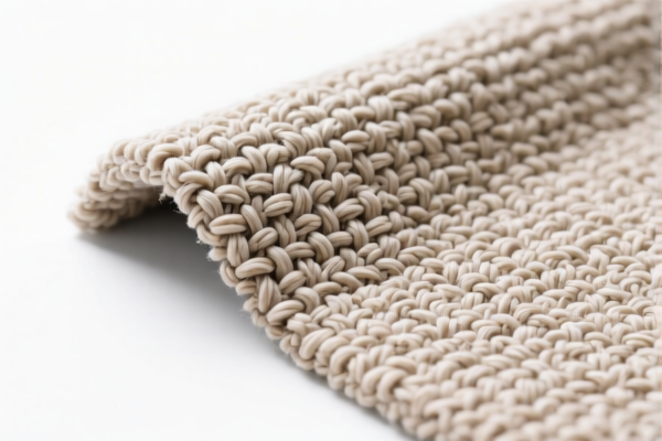 Synthetic staple woven carpet fabric