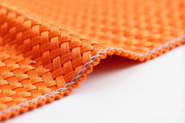 Synthetic staple woven flame