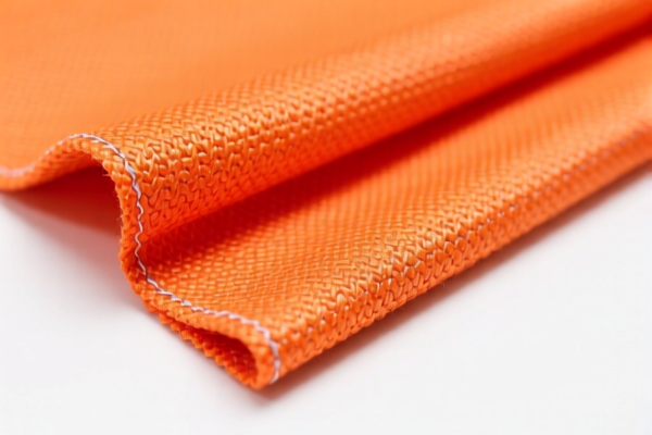 Synthetic staple woven flame