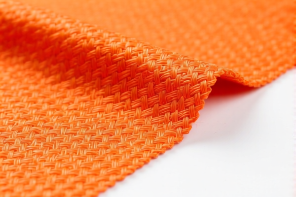Synthetic staple woven flame