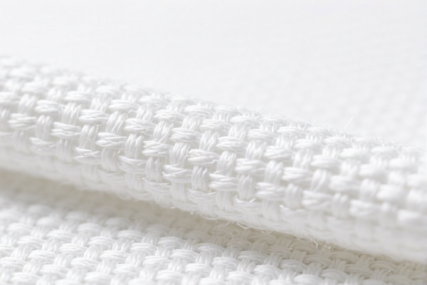 Synthetic staple woven low