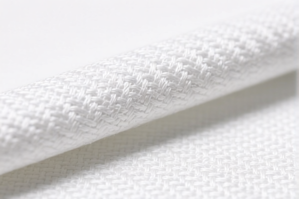 Synthetic staple woven twill weave fabric