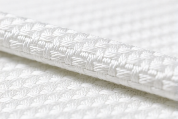 Synthetic staple woven twill weave fabric