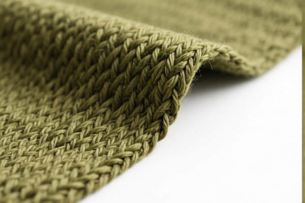 Synthetic staple woven yarn