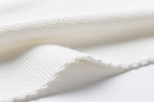 Bleached Polyester Staple Fiber Woven Fabric