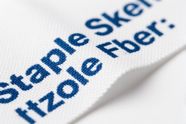 Printed Staple Fiber Woven Fabric for Apparel