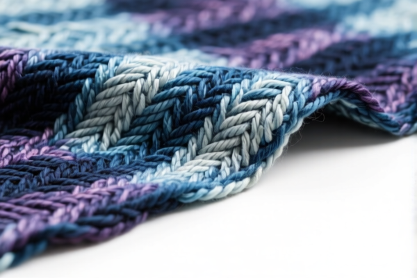 Blended yarn dyed jacquard fabric