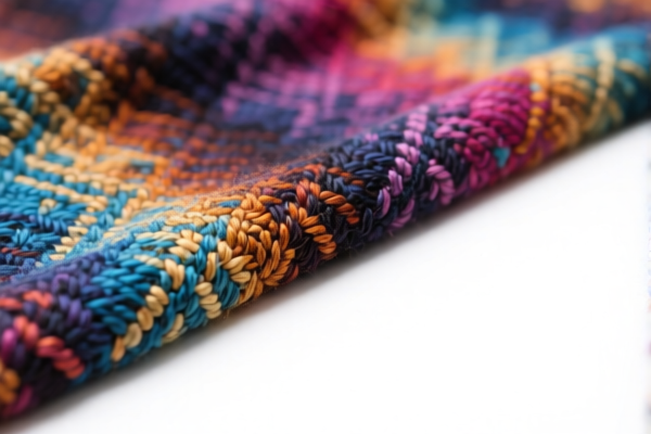 Blended yarn dyed jacquard fabric